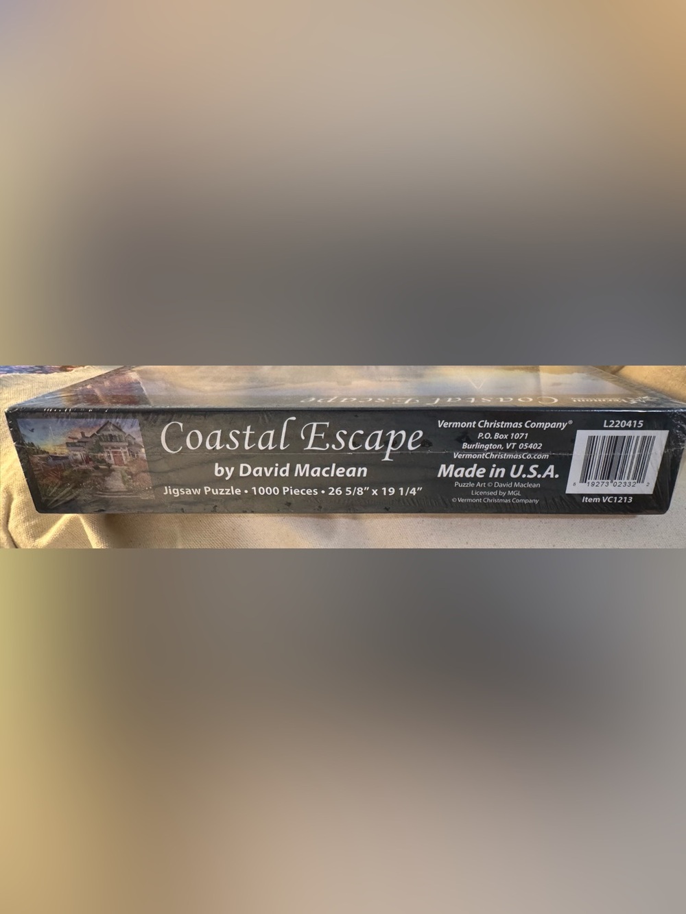Vermont Christmas Co “Coastal Escape” 1000 Piece Jigsaw Puzzle- New/Sealed - Picture 4 of 8